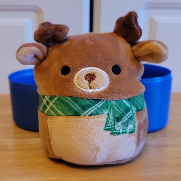 Brand New! Squishmallow Holiday Mystery Capsule 2022 4" Ruby the Moose - Picture 1 of 7